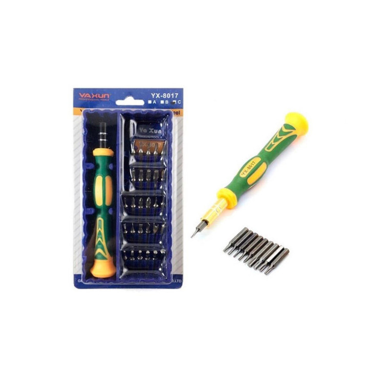 مجموعه 28 عددی سری پیچ گوشتی یاکسون مدل yx-8017C
