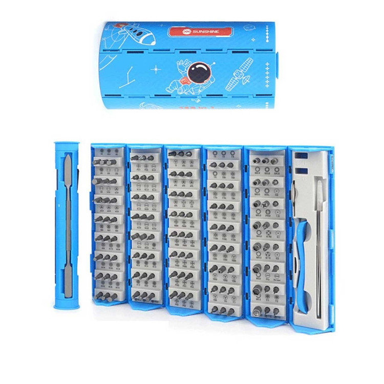 سری پیچ گوشتی سانشاین مدل SS-5120 مجموعه 128 عددی