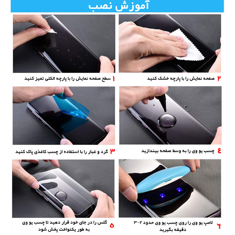 محافظ صفحه نمایش سوماستل مدل SD uv مناسب برای گوشی موبایل شیائومی 12 Lite