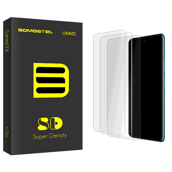 محافظ صفحه نمایش شیشه ای سوماستل مدل SD Glass MIX3 مناسب برای گوشی موبایل شیائومی Poco X3 NFC بسته سه عددی