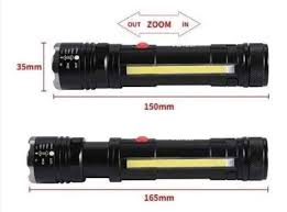 چراغ قوه نور سفید پلیسی آهنربایی مدل T6-26 /  LED COB WORKING LAMP