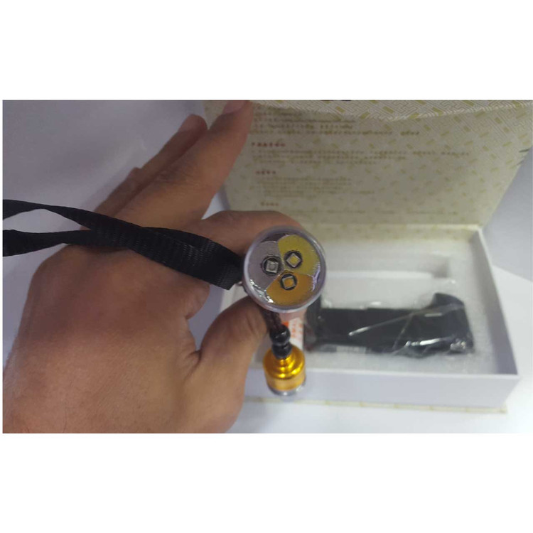 چراغ قوه UV یو وی 3 لامپ اسمال سان ZY-111 سفید ، زرد ، فرابنفش