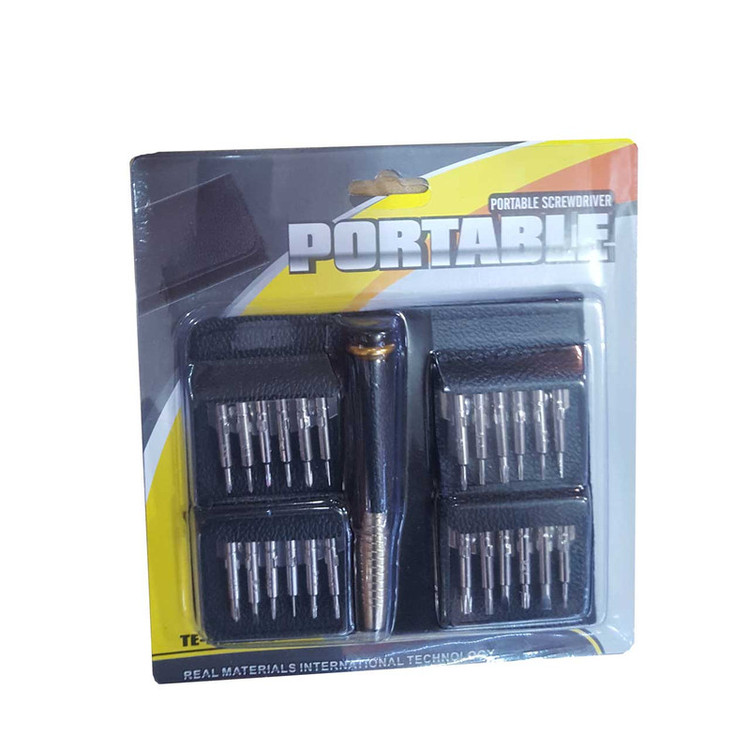 مجموعه 25 عددی سری پیچ گوشتی پرتابل مدل TE-25