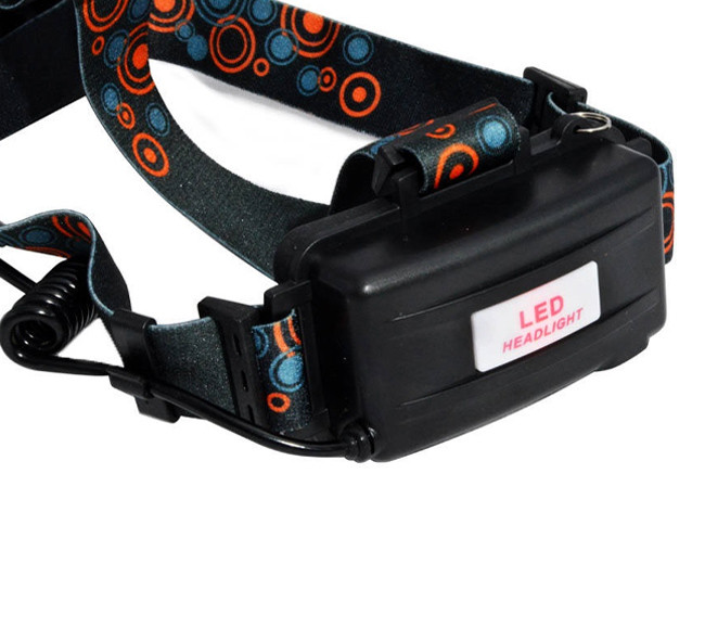 چراغ قوه پیشانی یو وی سه لامپ مدل UV LIGHT