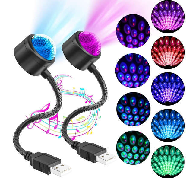 رقص نور یو اس بی مدل USB COLORFUL SUNSET LIGHTS M9