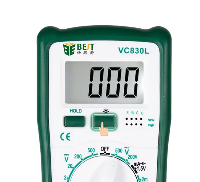 مولتی متر دیجیتال میکرو VC 830L BEST