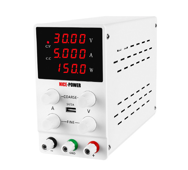 منبع تغذیه 30 ولت 5 آمپر آزمایشگاهی نایس پاور مدل SPS305