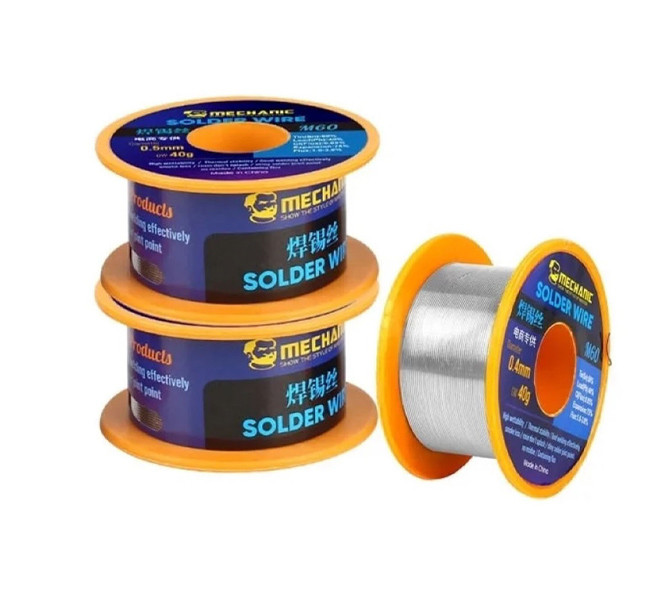 سیم لحیم 0.8mm مکانیک مدل MECHANIC M60 وزن 40 گرم