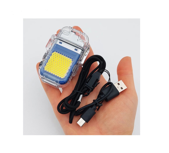 فندک پلاسمایی برقی و شارژی ضد آب چراغ قوه دار