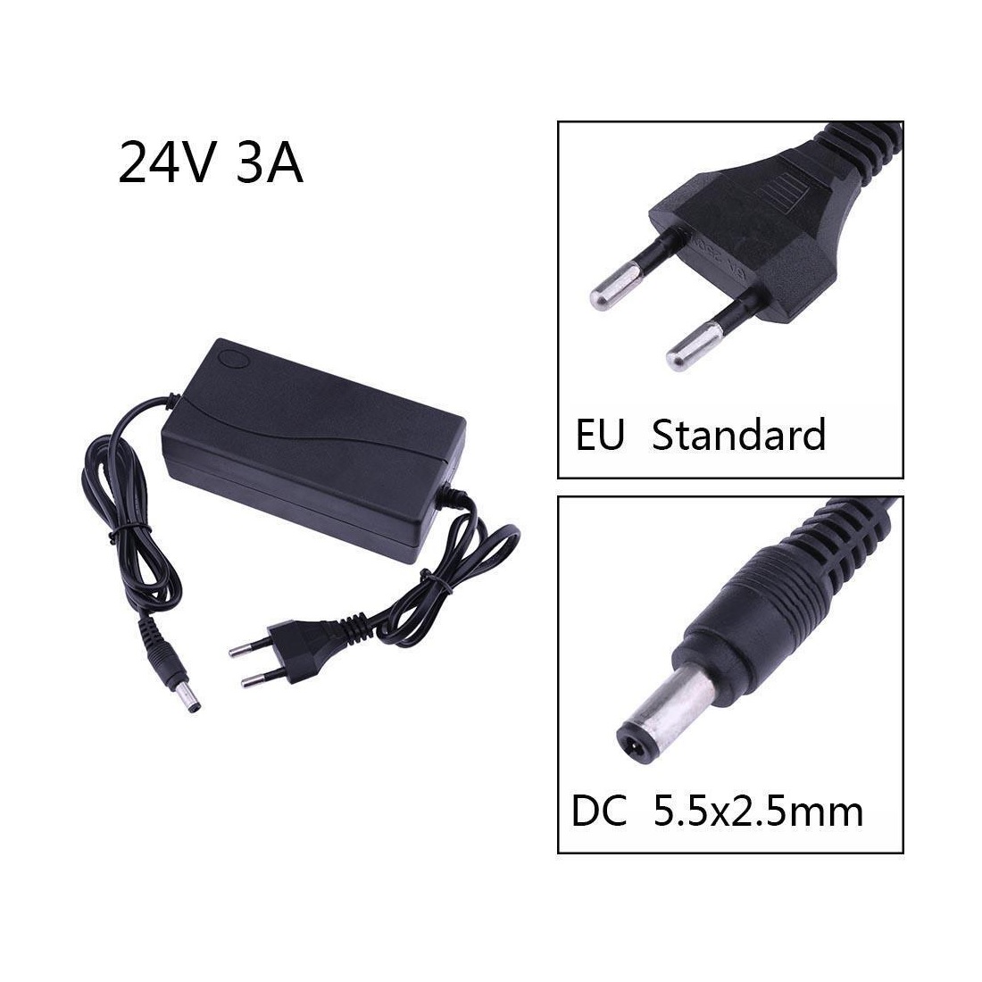 آداپتور سوئیچینگ 24V/3A رومیزی