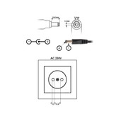 آداپتور دیواری مودم 9 ولت 1 آمپر