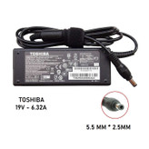 شارژر لپ تاپ توشیبا 19 ولت 6.32 آمپر