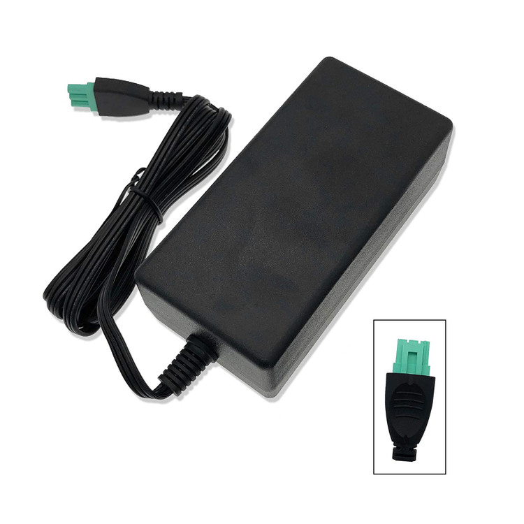 آداپتور پرینتر جوهرافشان اچ پی 32 ولت 563 میلی آمپر سوکت 3 پین سبز HP 32V/563MA طول سیم بالای یک متر