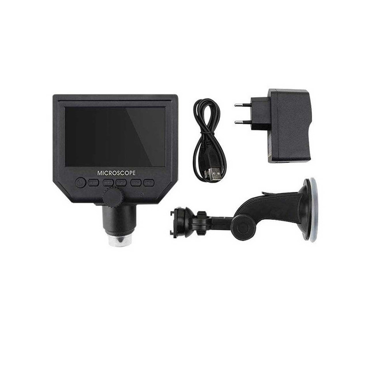 میکروسکوپ دیجیتال 600X HD با نمایشگر 4.3 اینچی