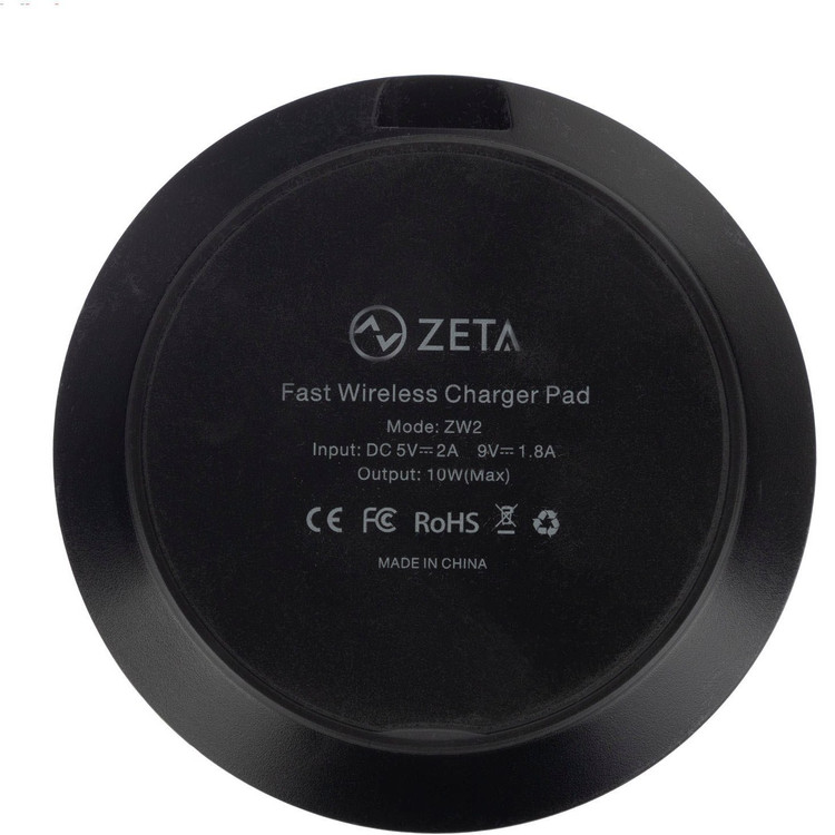 شارژر وایرلس سریع (بی سیم) زتا مدل ZETA ZW2