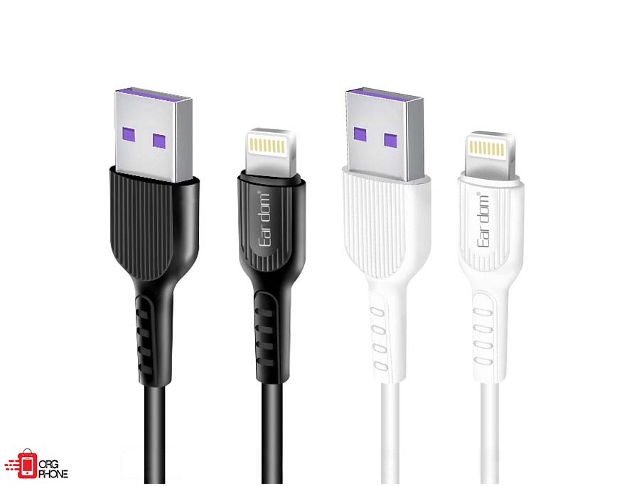 کابل تبدیل USB به LIghting ارلدام مدل EC-085C طول 0.25 متر