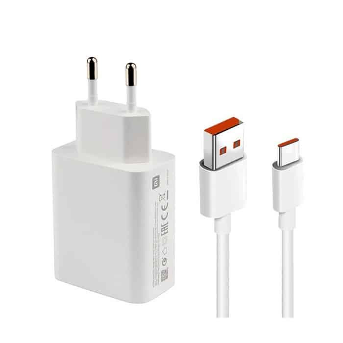 شارژر دیواری شیائومی مدل 33 وات به همراه کابل تبدیل (کپی)