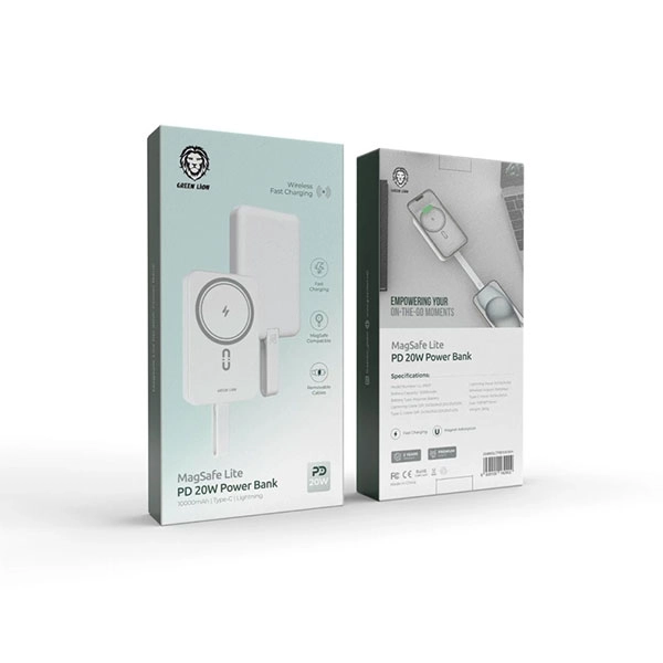 پاور بانک گرین لاین مدل MagSafe Lite 10k