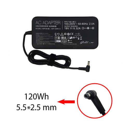 آداپتور لپ تاپ ایسوس 19V 6.3A Slim-Gimo Plus