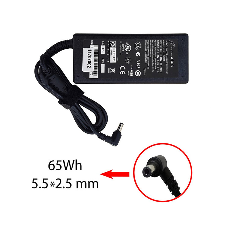 آداپتور لپ تاپ ایسوس 19V 3.42A