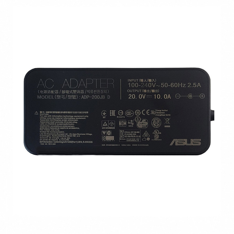 آداپتور و شارژر لپ تاپ ایسوس 20V 10A سوزندار 3.7mmx6.0mm