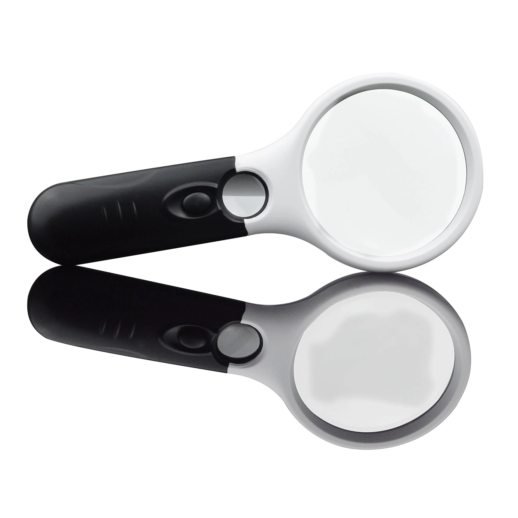 ذره بین دستی چراغ دار (2 عدسی و 3 LED ) مدل 6902AB