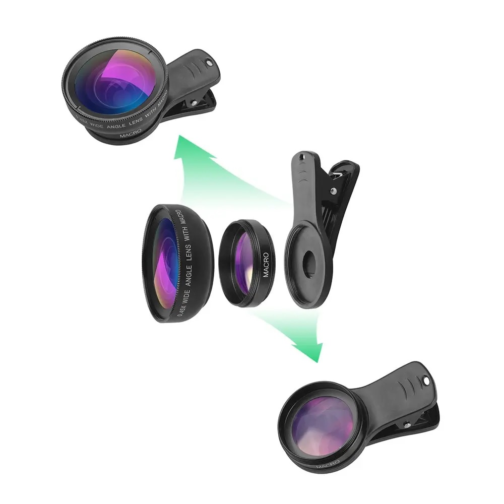 لنز موبایل کلیپسی اپکسل APEXEL APL-0.45WM – اورجینال