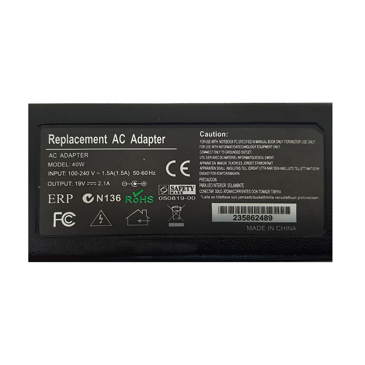 آداپتور ال سی دی ال جی 19V 2.1A
