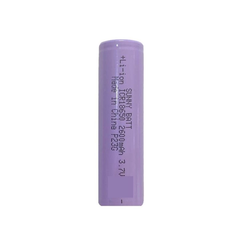 باتری لیتیوم یون قابل شارژ 2600ma – 18650 تاریخ جدید