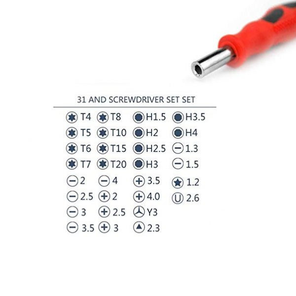 ست پیچ گوشتی 31 عددی لیوانی