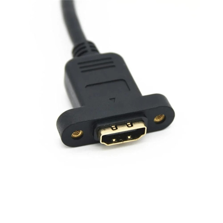 کابل HDMI روپنلی پیچ دار یک متری