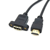 کابل HDMI روپنلی پیچ دار 30cm