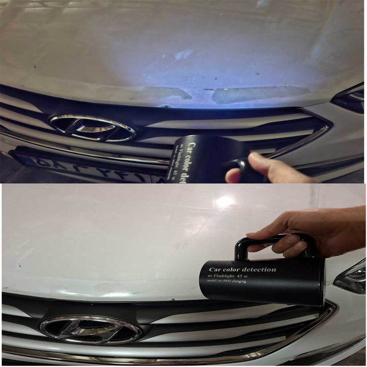 چراغ قوه یووی کارشناسی رنگ خودرو مدل UV-0945 charging شارژی- سیار