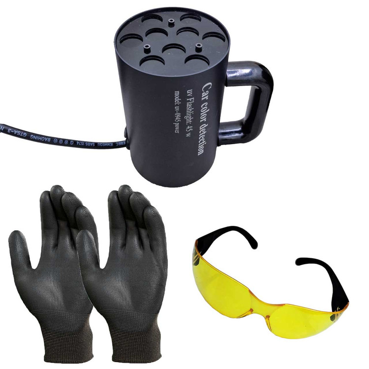 چراغ قوه یووی UV مدل کارشناسی رنگ خودرو مدل UV-0945 POWER برق 220