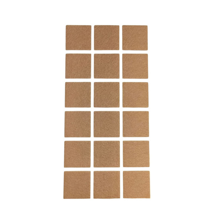 پد نمدی پایه مبل و صندلی سایز 35 * 35 میلیمتر بسته 18 عددی مدل LK-18