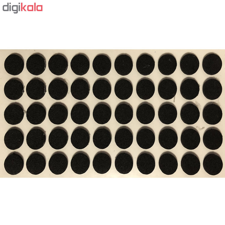 ضربه گیر کابینت بسته 50 عددی قطر 1 سانتی متر پشت چسب دار مدل LK-50
